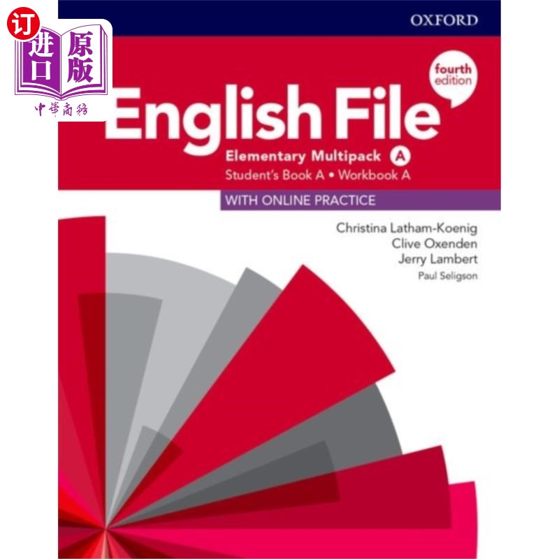 海外直订English File: Elementary: Student's Book/Workboo... 英文档案:初级:学生手册/多用途练习册A