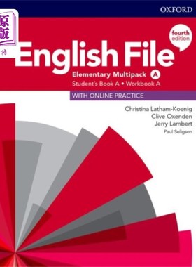 海外直订English File: Elementary: Student's Book/Workboo... 英文档案:初级:学生手册/多用途练习册A