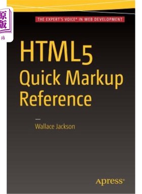 海外直订Html5 Quick Markup Reference Html5快速标记参考
