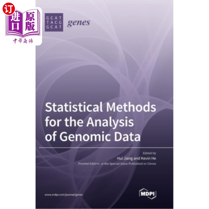 海外直订Statistical Methods for the Analysis of Genomic Data 基因组数据分析的统计方法