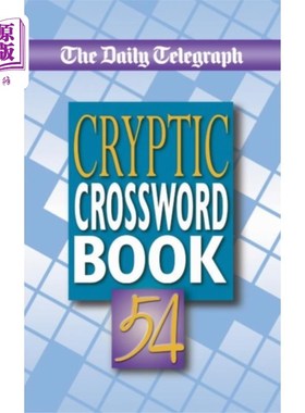海外直订Daily Telegraph Cryptic Crossword Book 54 每日电报神秘的填字游戏书54