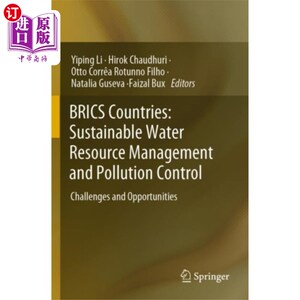 海外直订BRICS Countries: Sustainable Water Resource Mana... 金砖国家：可持续水资源管理和污染控制
