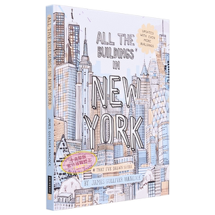All the Buildings in New York 进口艺术 迄今为止我画过的纽约建筑（更新版） 插画手绘素描【中商原版】