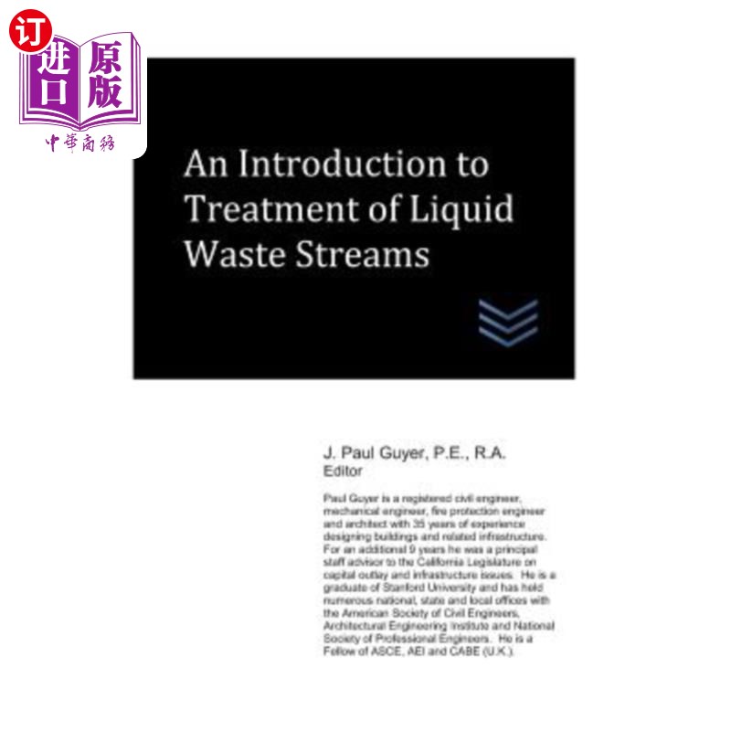 海外直订An Introduction to Treatment of Liquid Waste Streams