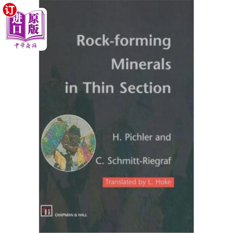 海外直订Rock-Forming Minerals in Thin Section 薄片中的造岩矿物