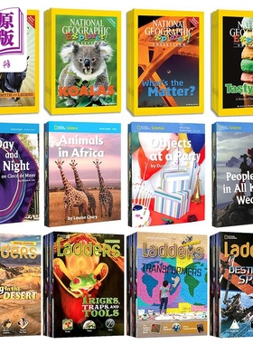 英文原版进口 美国国家地理读物合集A National Geographic 科学入门Science 阅读探索者Explorer 阶梯阅读Ladders【中商原版】