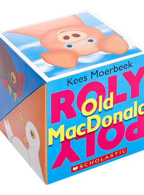麦当劳农场 Roly Poly Pop-Up: Old Macdonald 学乐神奇翻转书 益智游戏书 立体书 单词启蒙 英文原版 3-6岁 美国学乐【中商?