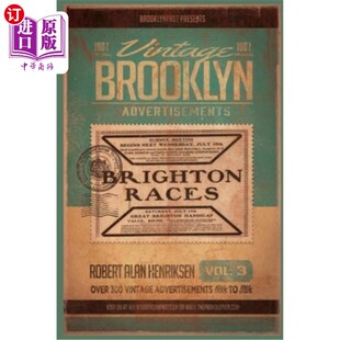 海外直订Vintage Brooklyn Advertisements Vol 3 老式布鲁克林广告卷3