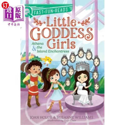 海外直订Athena & the Island Enchantress: Little Goddess Girls 5 雅典娜和岛屿女巫:小女神女孩