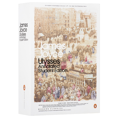 预售 【中商原版】尤利西斯英文原版小说英文版经典文学 Ulysses 爱尔兰文学巨匠詹姆斯.乔伊斯代表作 20世纪世界富影响的名著之一