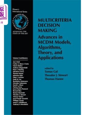 海外直订Multicriteria Decision Making: Advances in MCDM Models, Algorithms, Theory, and  多准则决策:多准则决策模型