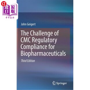海外直订医药图书The Challenge of CMC Regulatory Compliance for Biopharmaceuticals 生物制药CMC法规遵从的挑战