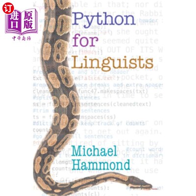 海外直订Python for Linguists Python的语言学家