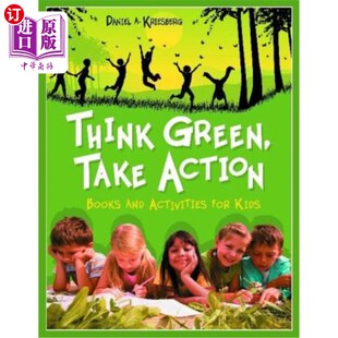 Activities 行动：儿童书籍和活动 Take 绿色思维 Kids for and Books Action Green 海外直订Think