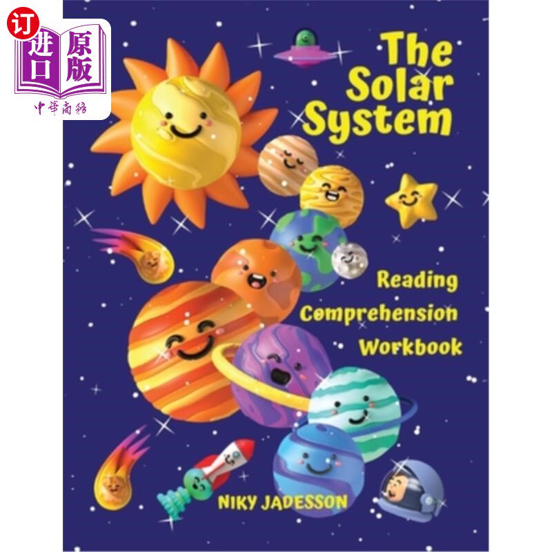 海外直订The Solar System Reading Comprehension Workbook: All about the universe and our  太阳系阅读理解手册:关于宇