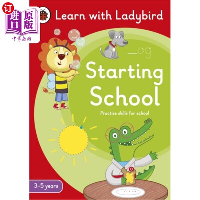 海外直订Starting School: A Learn with Ladybird Activity ...