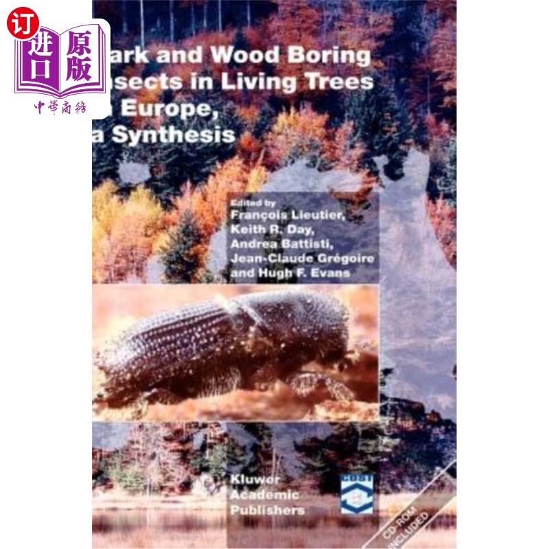 海外直订Bark and Wood Boring Insects in Living Trees in Europe, a Synthesis 欧洲活树中的树皮和蛀木昆虫 书籍/杂志/报纸 科普读物/自然科学/技术类原版书 原图主图