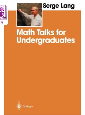 海外直订Math Talks for Undergraduates 本科生数学讲座