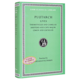 预售 Lives Volume II 英文原版 普鲁塔克 希腊罗马名人传 卷二 洛布古典丛书 原文希英对照版 Plutarch 传记集【中商原版】