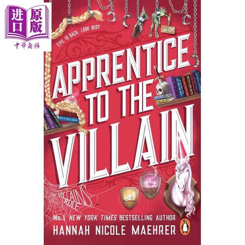 助手和恶棍2 恶棍的学徒 奇幻浪漫喜剧 Apprentice to the Villain 英文原版 Hannah Nicole Maehrer【中商原版】