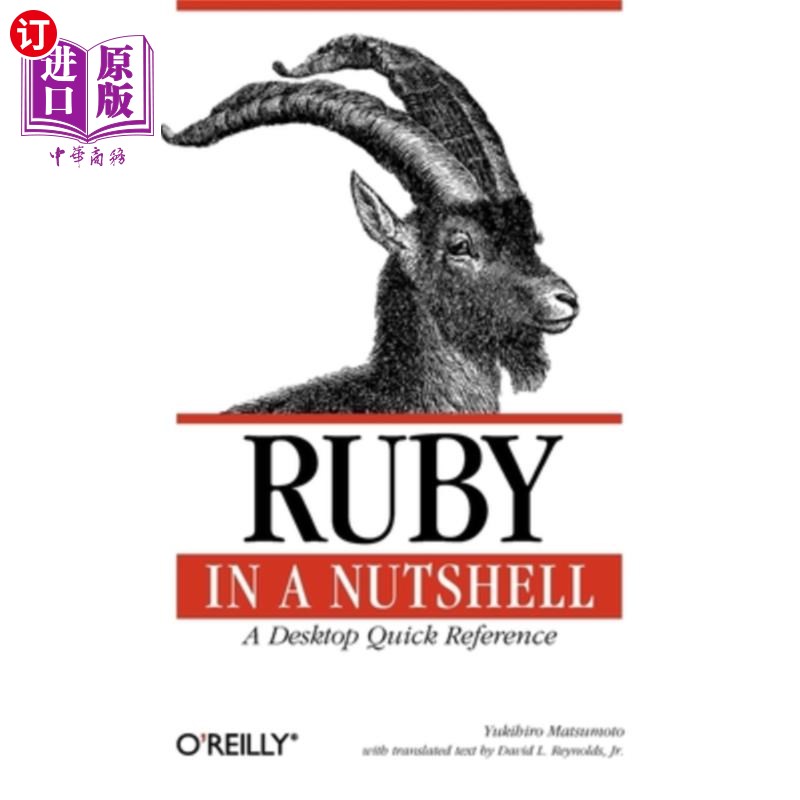 海外直订Ruby in a Nutshell 果壳中的Ruby