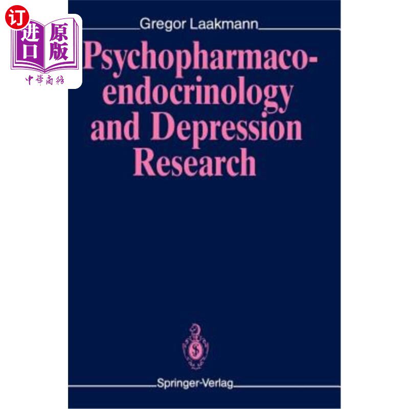 海外直订医药图书Psychopharmacoendocrinology and Depression Research 精神药物内分泌学与抑郁症研究
