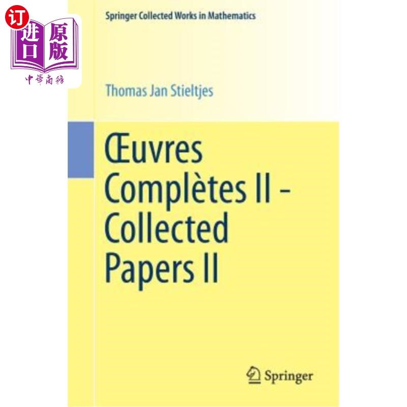海外直订Oeuvres Complètes II - Collected Papers II Oeuvres Complètes II - Collected Papers II