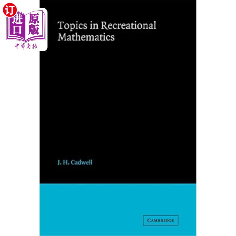 海外直订Topics in Recreational Mathmatics 休闲数学的主题