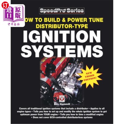 海外直订How to Build & Power Tune Distributor-Type Ignition Systems 如何建立和调整分配器式点火系统