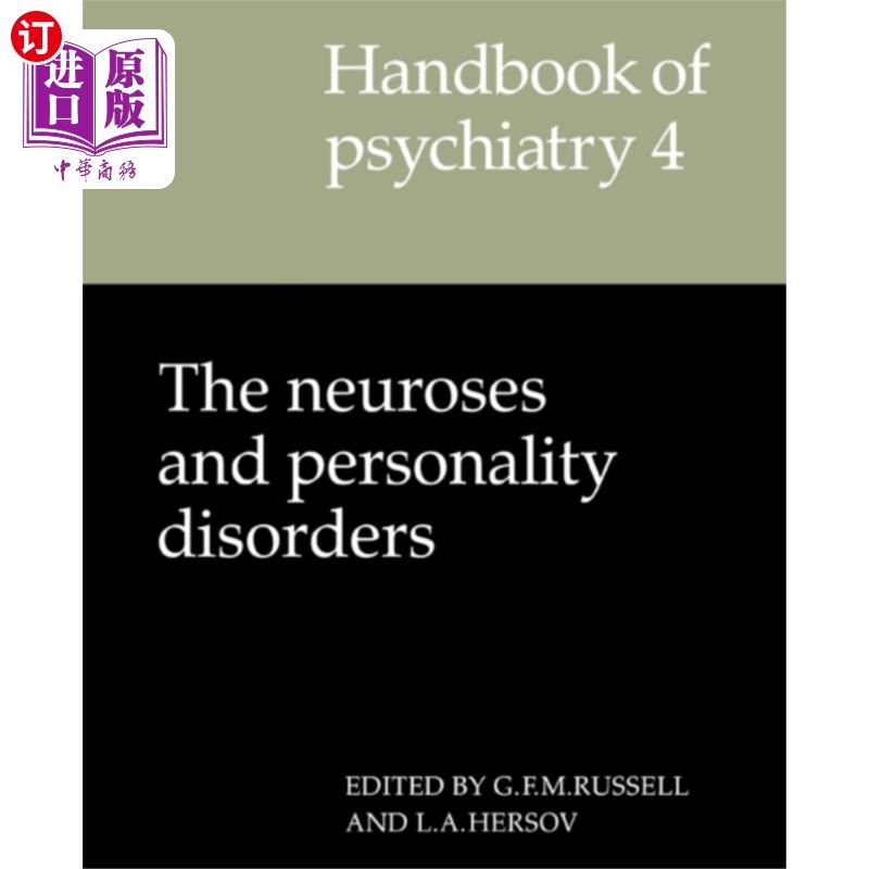 海外直订医药图书handbook of psychiatry: volume 4, the neuroses a