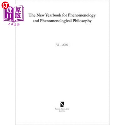 海外直订New Yearbook for Phenomenology and Phenomenologi... 现象学与现象学哲学新年鉴