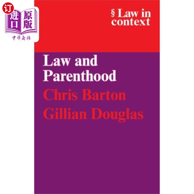 海外直订Law and Parenthood 法律与亲子关系