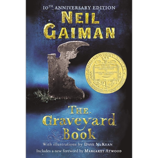 The Graveyard Book 纽伯瑞金奖 尼尔盖曼代表作 英文原版进口图书儿童 故事图画书 文学小说【中商原版】
