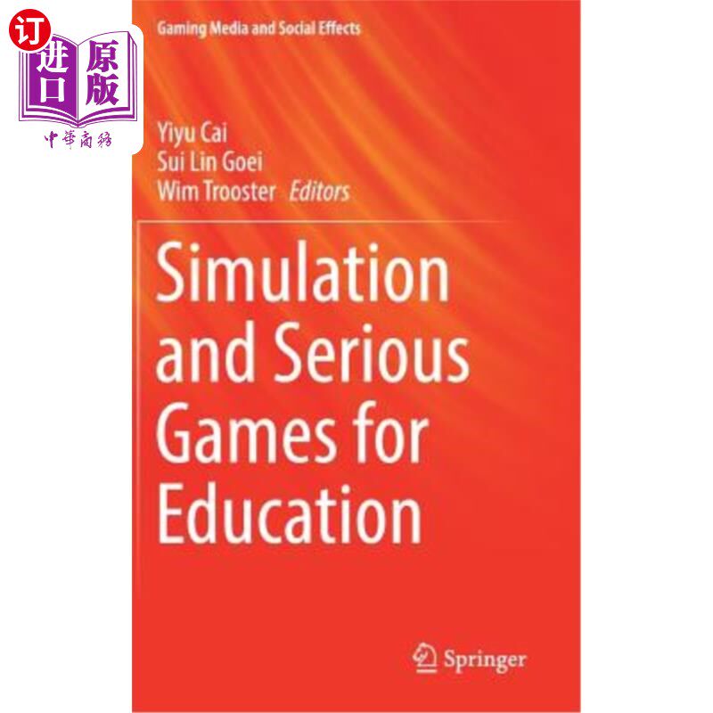 海外直订Simulation and Serious Games for Education 模拟和严肃的教育游戏