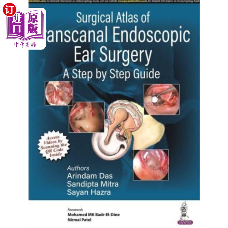 海外直订医药图书Surgical Atlas of Transcanal Endoscopic Ear Surg... 经鼻内窥镜耳部手术图谱