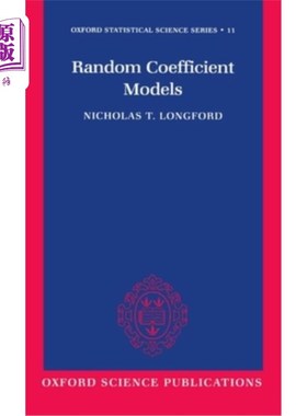 海外直订Random Coefficient Models 随机系数模型