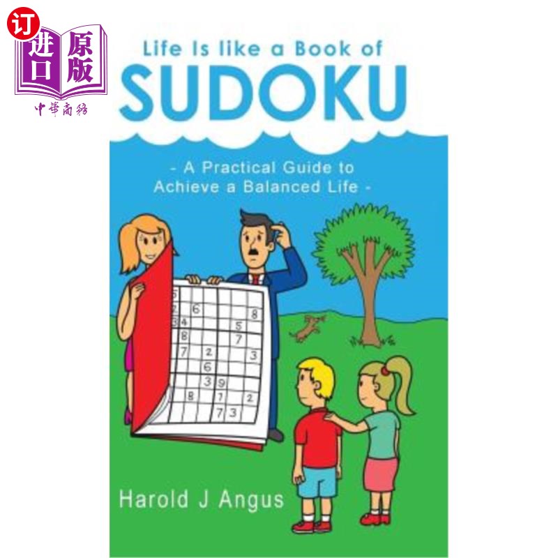 海外直订Life Is Like a Book of Sudoku: A Practical Guide to Achieve a Balanced Life 生活就像一本数独游戏:实现平衡生