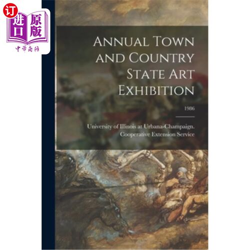 海外直订Annual Town and Country State Art Exhibition; 1986 一年一度的城乡国家艺术展;1986