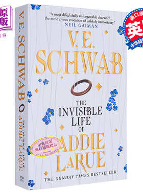 预售 隐形人生 The Invisible Life of Addie LaRue 英文原版 V E Schwab【中商原版】