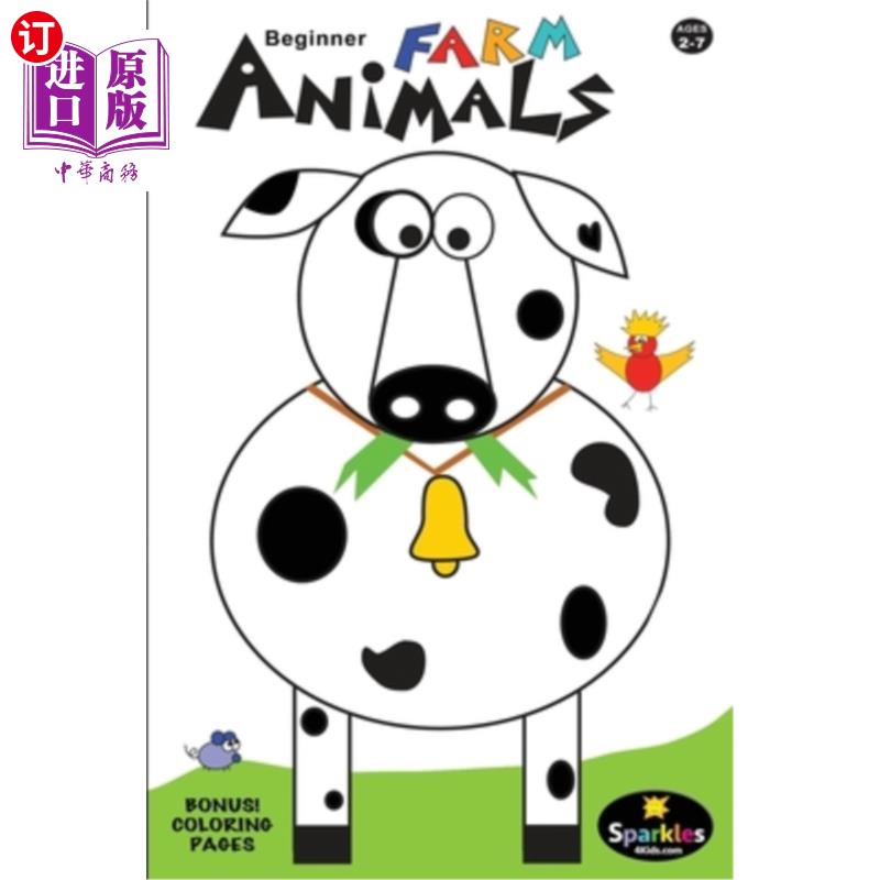 海外直订Beginner FARM ANIMALS: Beginner FARM ANIMALS 初级农场动物:初级农场动物