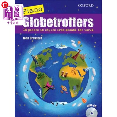 海外直订Piano Globetrotters + CD 钢琴环球旅行者 + CD