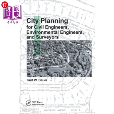 海外直订City Planning for Civil Engineers, Environmental Engineers, and Surveyors 城市规划土木工程师，环境工程师和