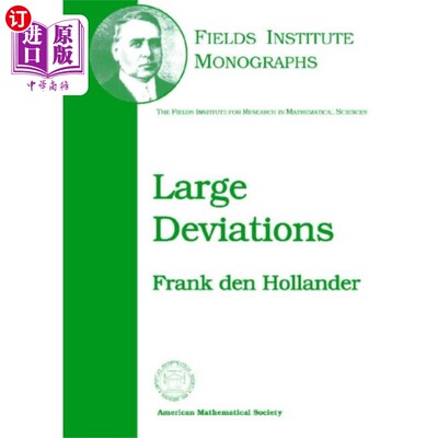 海外直订Large Deviations 大的偏差