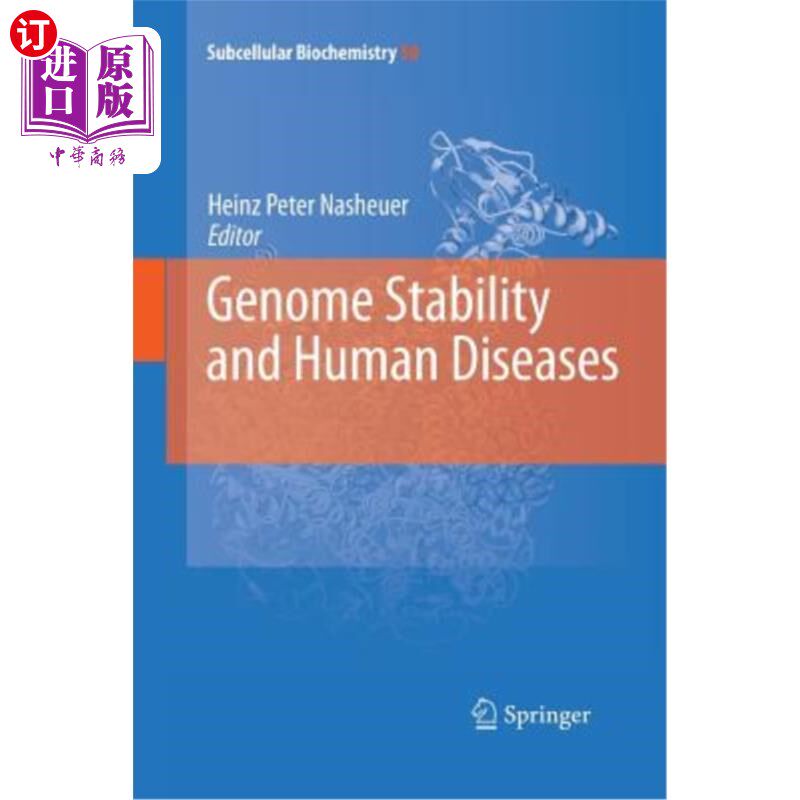 海外直订Genome Stability and Human Diseases 基因组稳定性与人类疾病