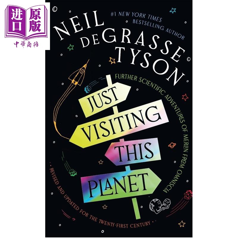 只是访问这个星球 关于太阳月亮星星下一切的问题 奈尔德葛拉司泰森 Just Visiting This Planet 英文原版【中商原版】