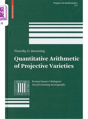 海外直订Quantitative Arithmetic of Projective Varieties 射影变体的量化算法