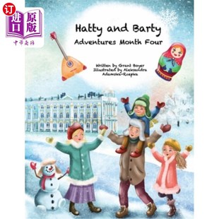 Large Barty 哈蒂和巴蒂冒险第四个月：大图版 Edition Picture Four Month Adventures and 海外直订Hatty