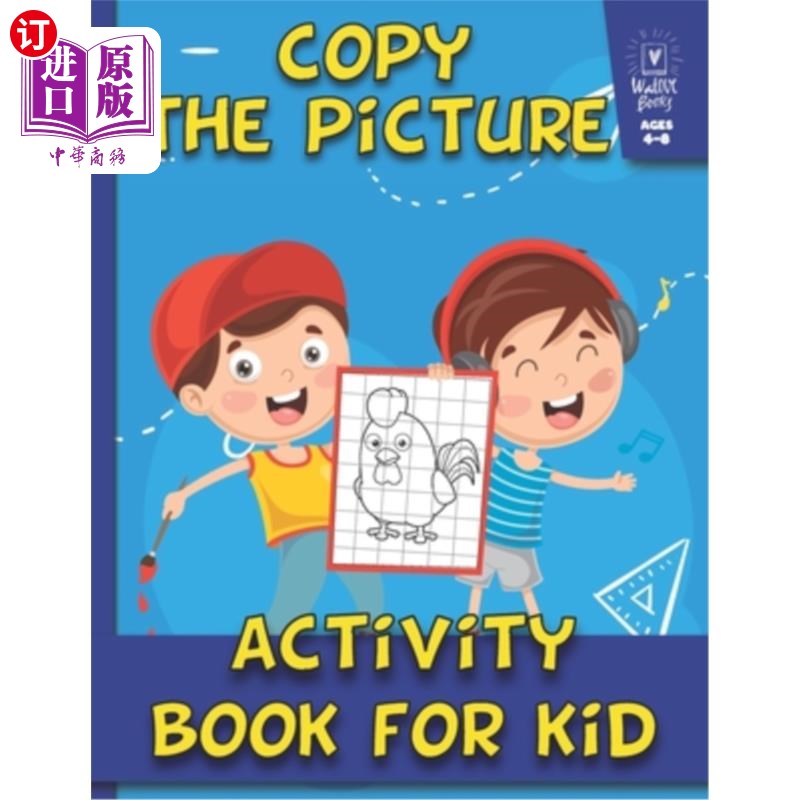 海外直订Activity Book for Kids: Copy The Picture: Ages 4-8: Jumbo Coloring Book and Acti 儿童活动书：临摹图片：4-8高性价比高么？
