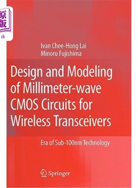 海外直订Design and Modeling of Millimeter-Wave CMOS Circuits for Wireless Transceivers:  无线收发器毫米波CMOS电路的