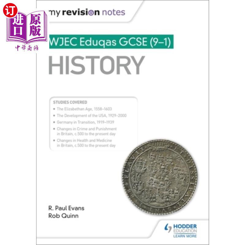 海外直订My Revision Notes: WJEC Eduqas GCSE (9-1) History 我的复习笔记:WJEC教育GCSE(9-1)历史